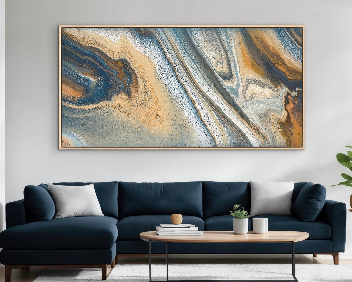 Shifting Light | Extra Large Original Abstract Painting 183x91.5cm by Angela Roskell