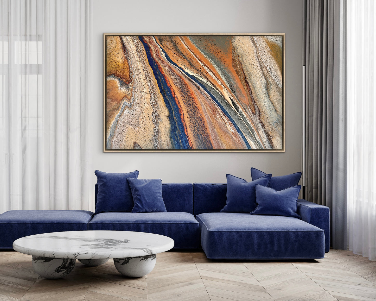 River Crossing | 152x101.5cm Extra Large Original Abstract Painting