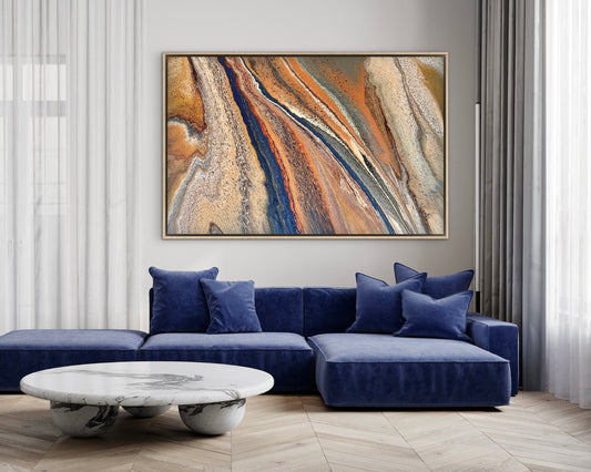 River Crossing | 152x101.5cm Extra Large Original Abstract Painting