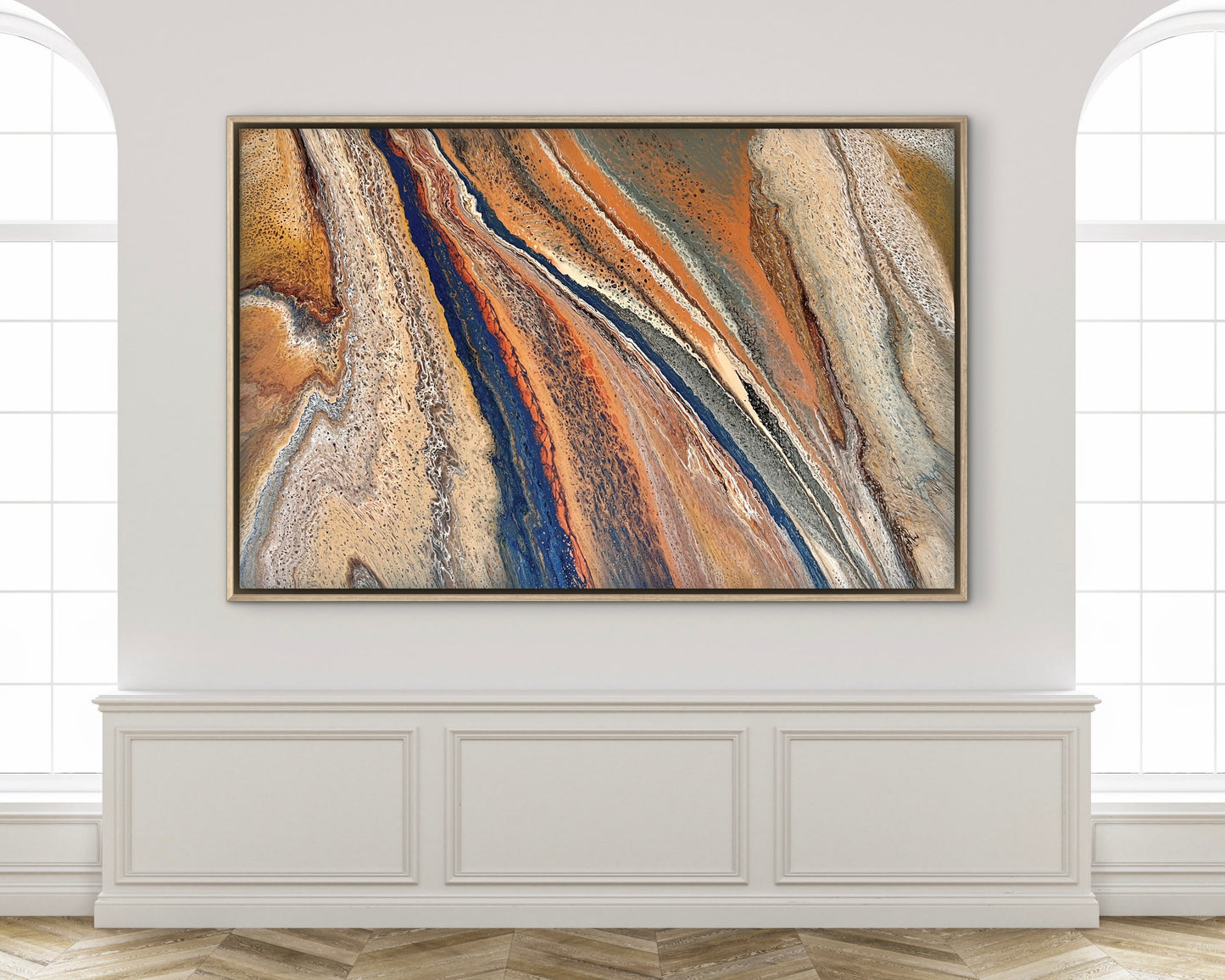 River Crossing | 152x101.5cm Extra Large Original Abstract Painting