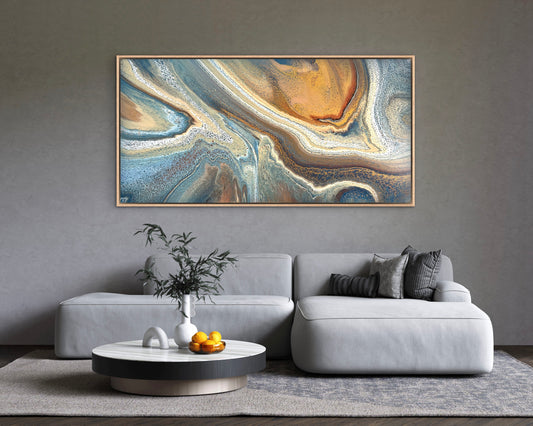 Woven Earth | 183x91.5cm Original Abstract Painting