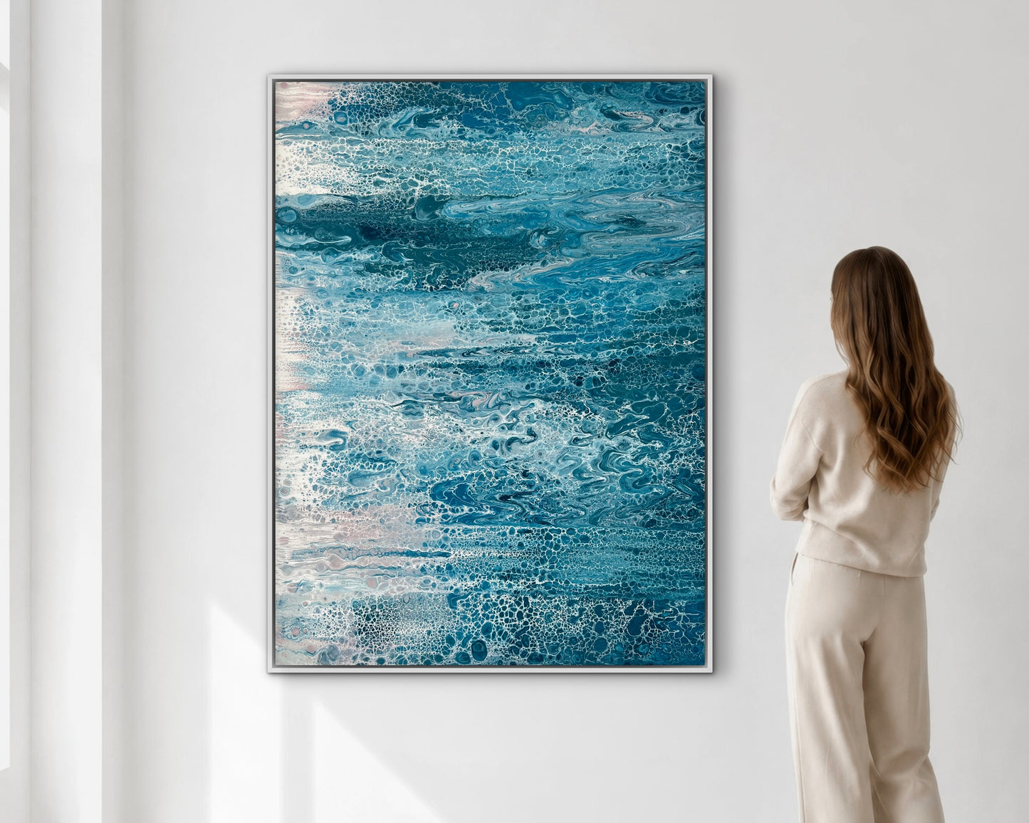 Shoreline Drift | 122x91.5cm Original Artwork by Angela Roskell