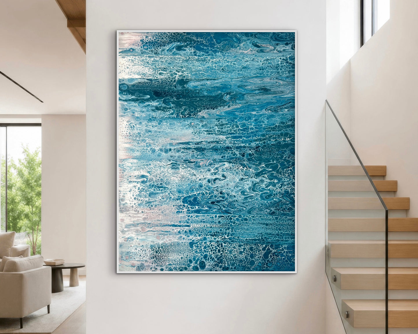 Shoreline Drift | 122x91.5cm Original Artwork by Angela Roskell