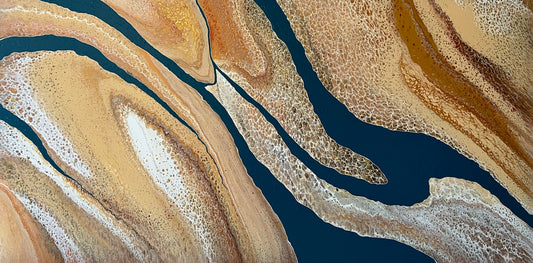 Rivers Divide | 183x91.5cm Textured Original Abstract Painting