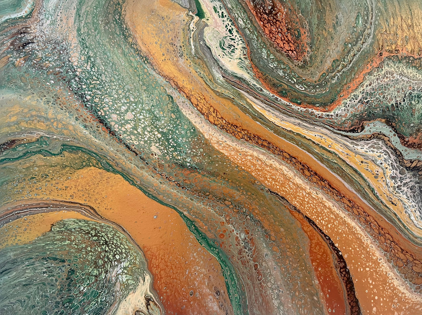 Wild Terrain  | 102x76 cm Original Artwork by Angela Roskell