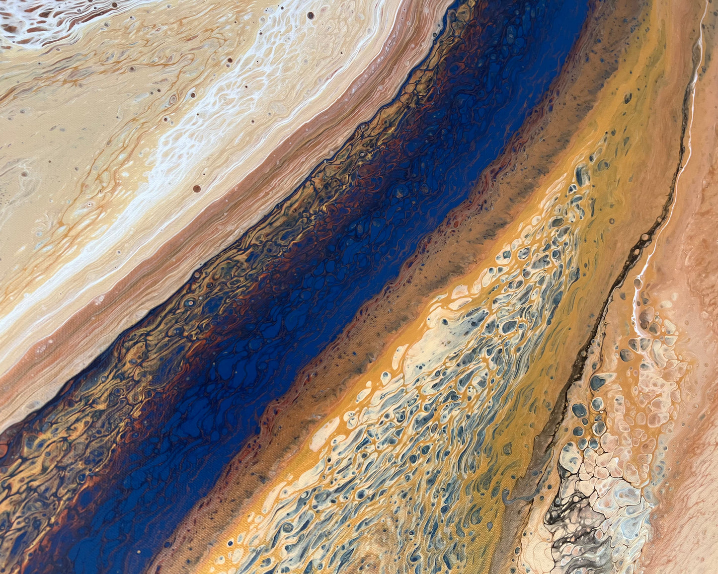 Sculpted by Time | 183x91.5cm Original Abstract Painting