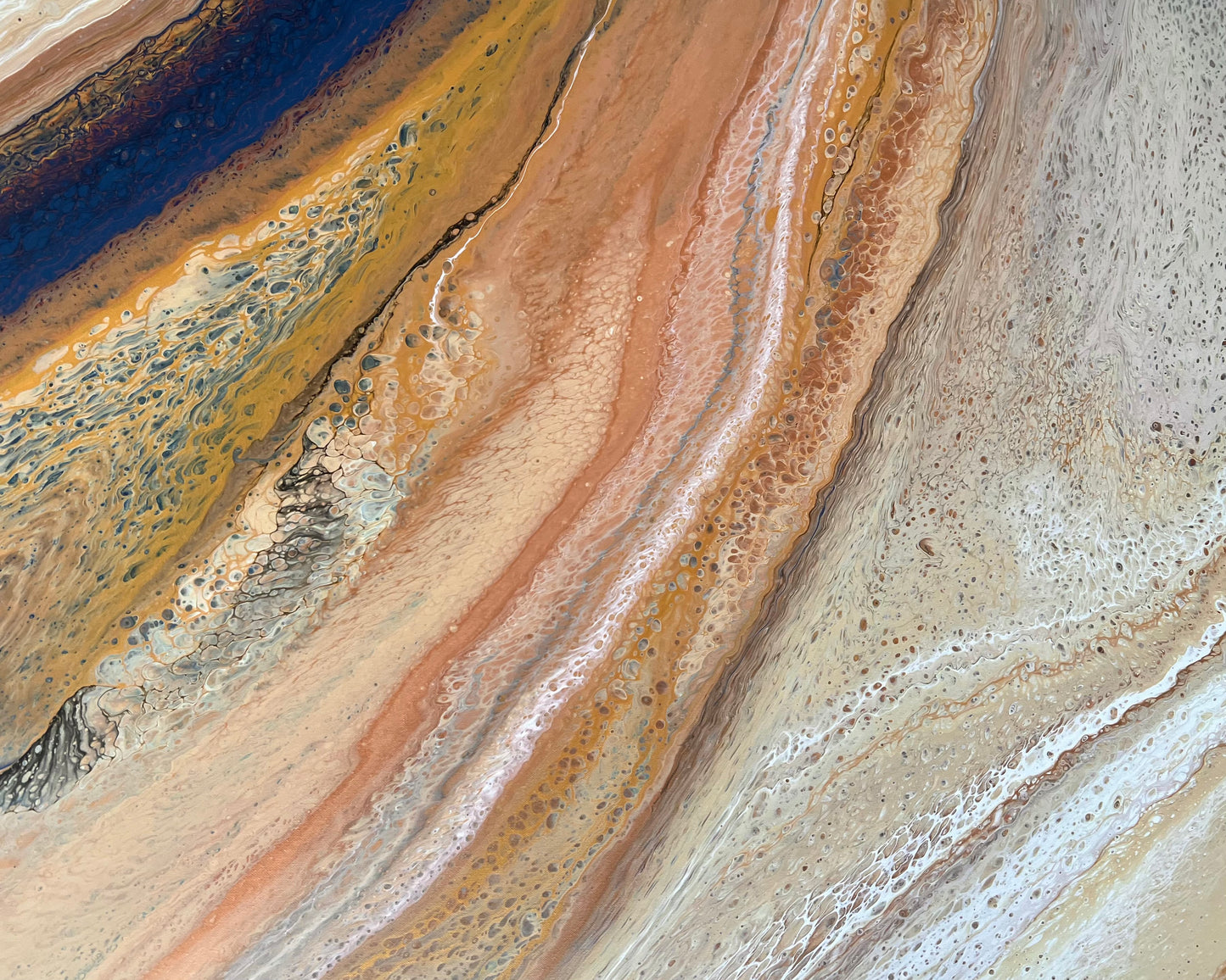 Sculpted by Time | 183x91.5cm Original Abstract Painting