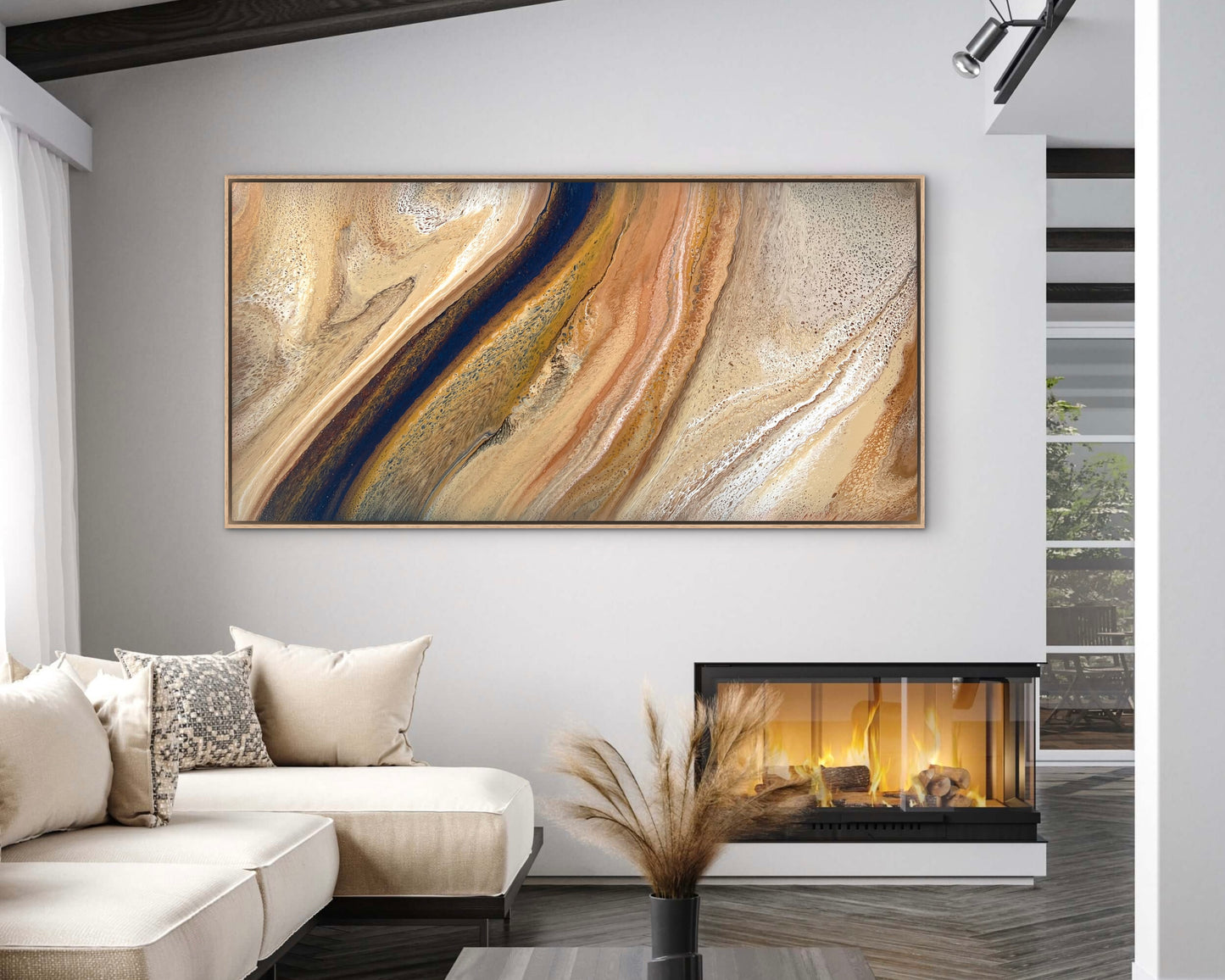 Sculpted by Time | 183x91.5cm Original Abstract Painting