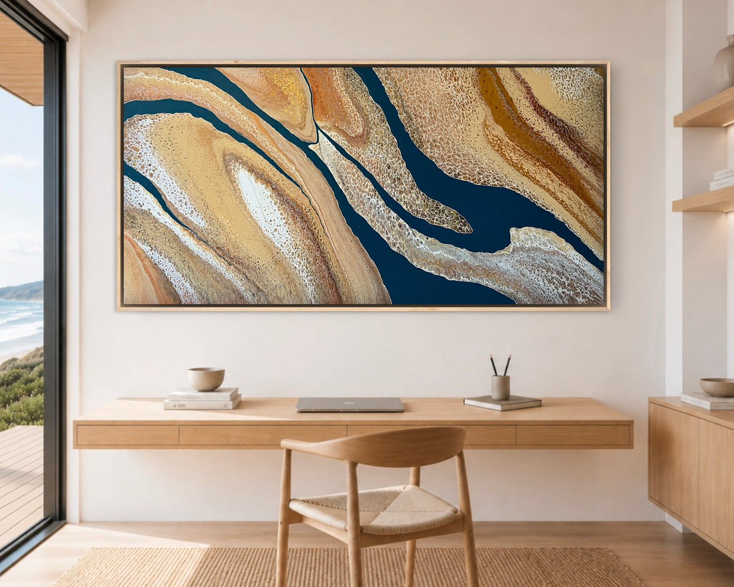Land in Motion | 183x91.5cm Textured Original Abstract Painting