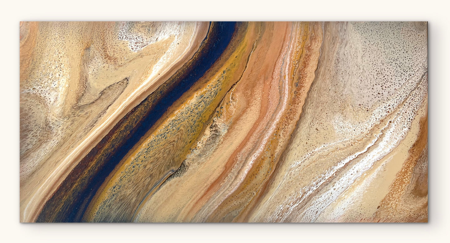 Sculpted by Time | 183x91.5cm Original Abstract Painting