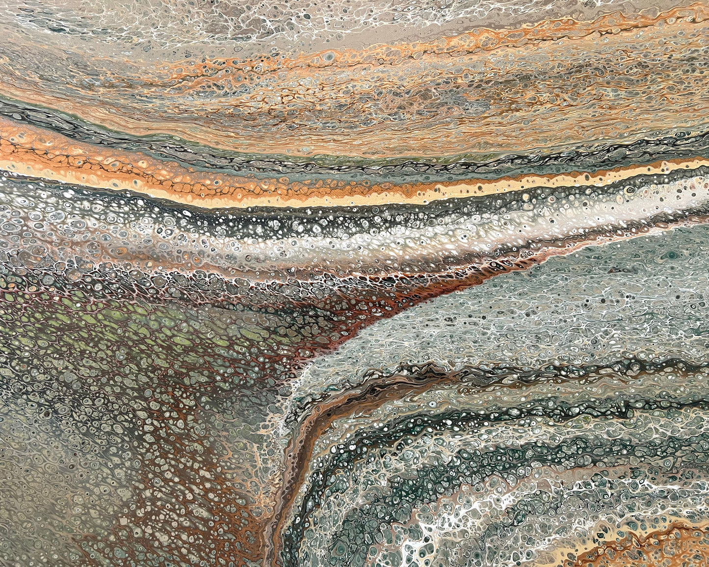 Shifting Ground | 152x101.5cm Extra Large Original Abstract Painting