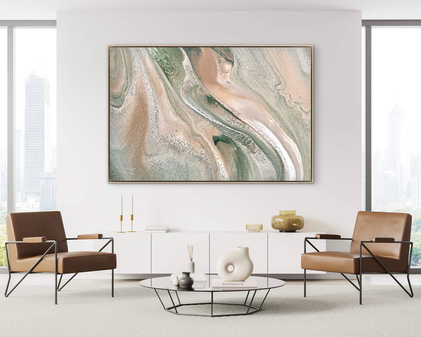 Soft Nature | 152x101.5cm Original Abstract Painting