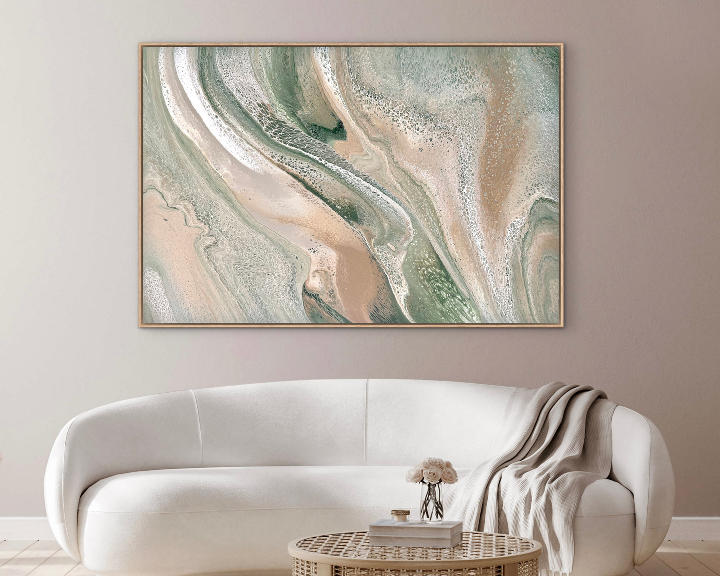 Soft Nature | 152x101.5cm Original Abstract Painting
