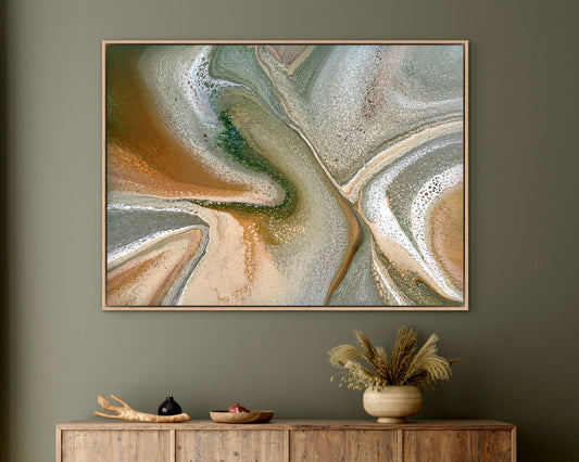 Nature's Essence ~ Original 122x91.5cm Original Abstract by Angela Roskell