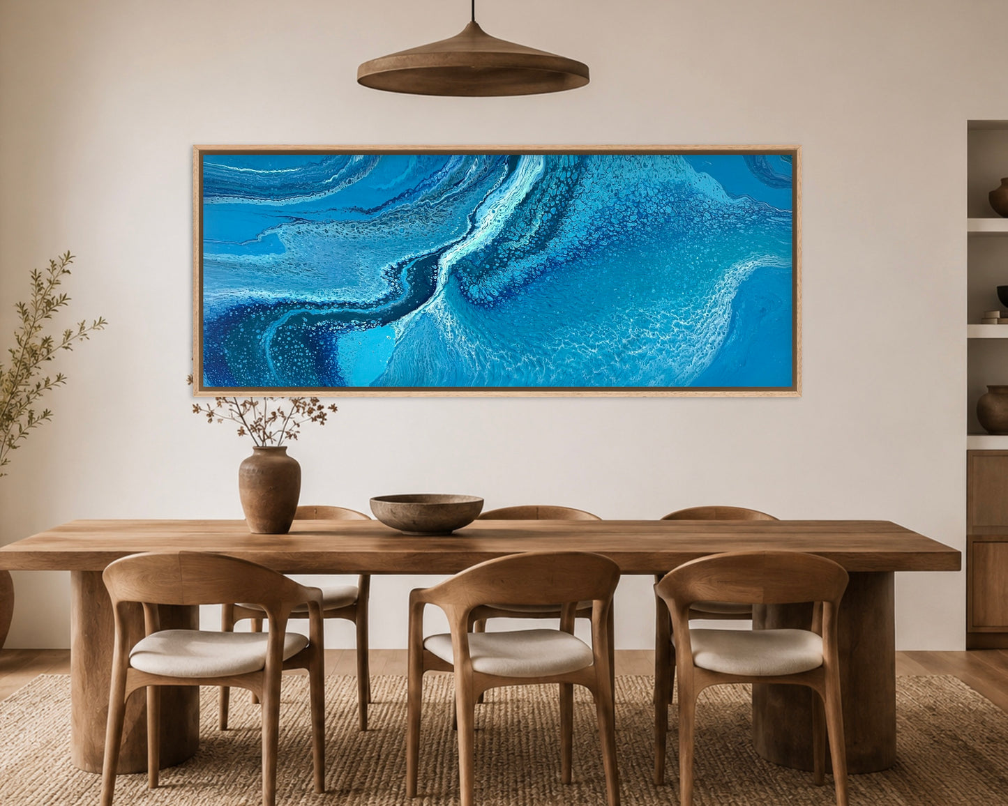 Ocean Sweep | 152x61.5cm Original Abstract Painting by Angela Roskell
