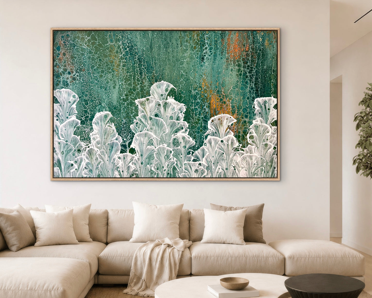 Veiled Valley | 152x101.5cm Extra Large Original Abstract Painting