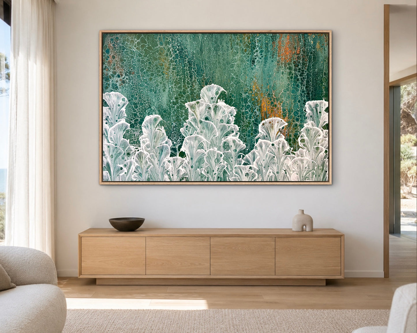 Veiled Valley | 152x101.5cm Extra Large Original Abstract Painting
