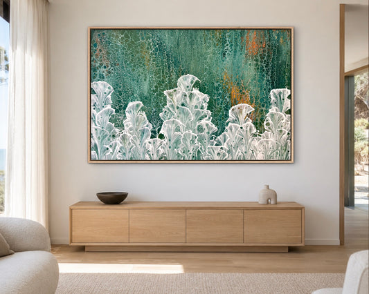 Veiled Valley | 152x101.5cm Extra Large Original Abstract Painting