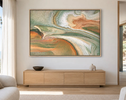 Nature in Motion | 152x101.5cm Extra Large Original Abstract Painting