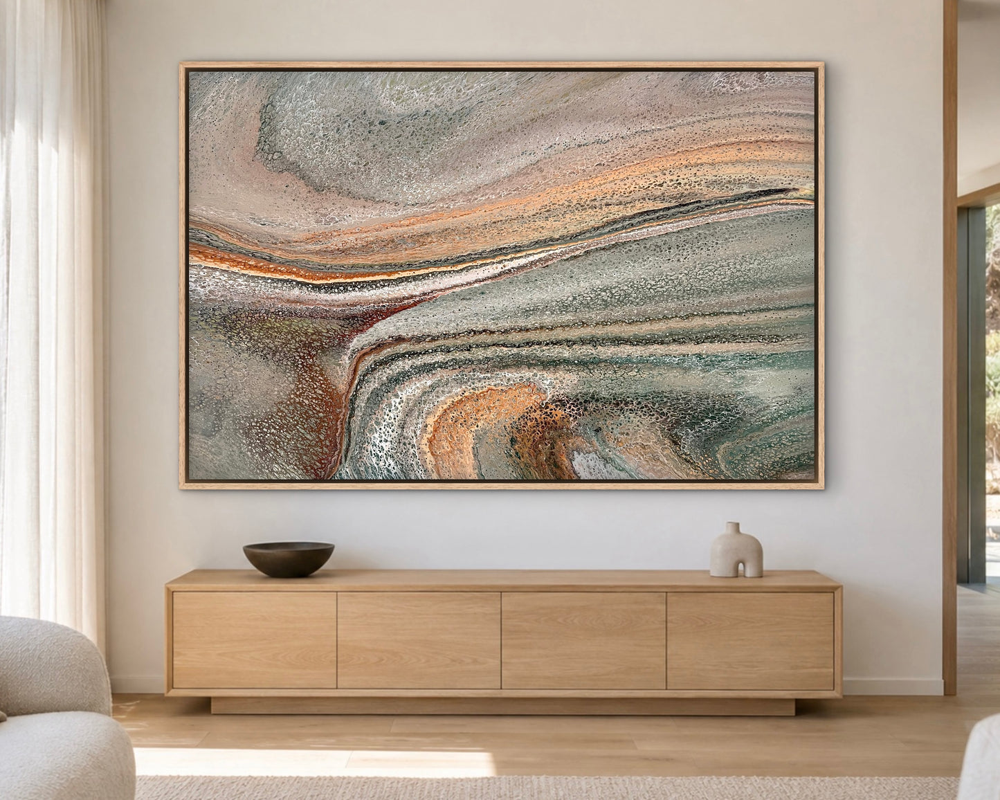 Shifting Ground | 152x101.5cm Extra Large Original Abstract Painting