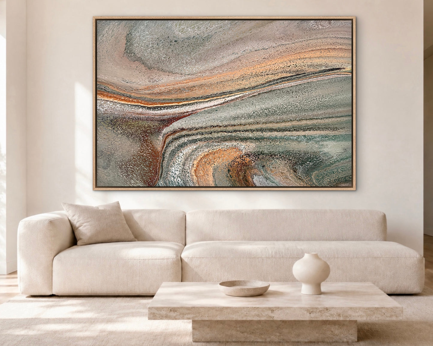 Shifting Ground | 152x101.5cm Extra Large Original Abstract Painting