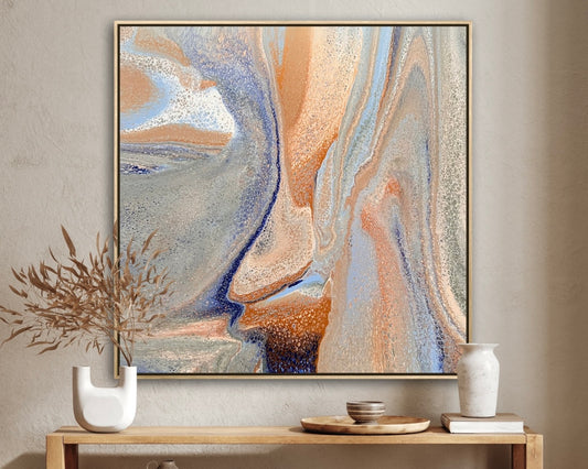 Flowing in Time ~ Original 102x102cm