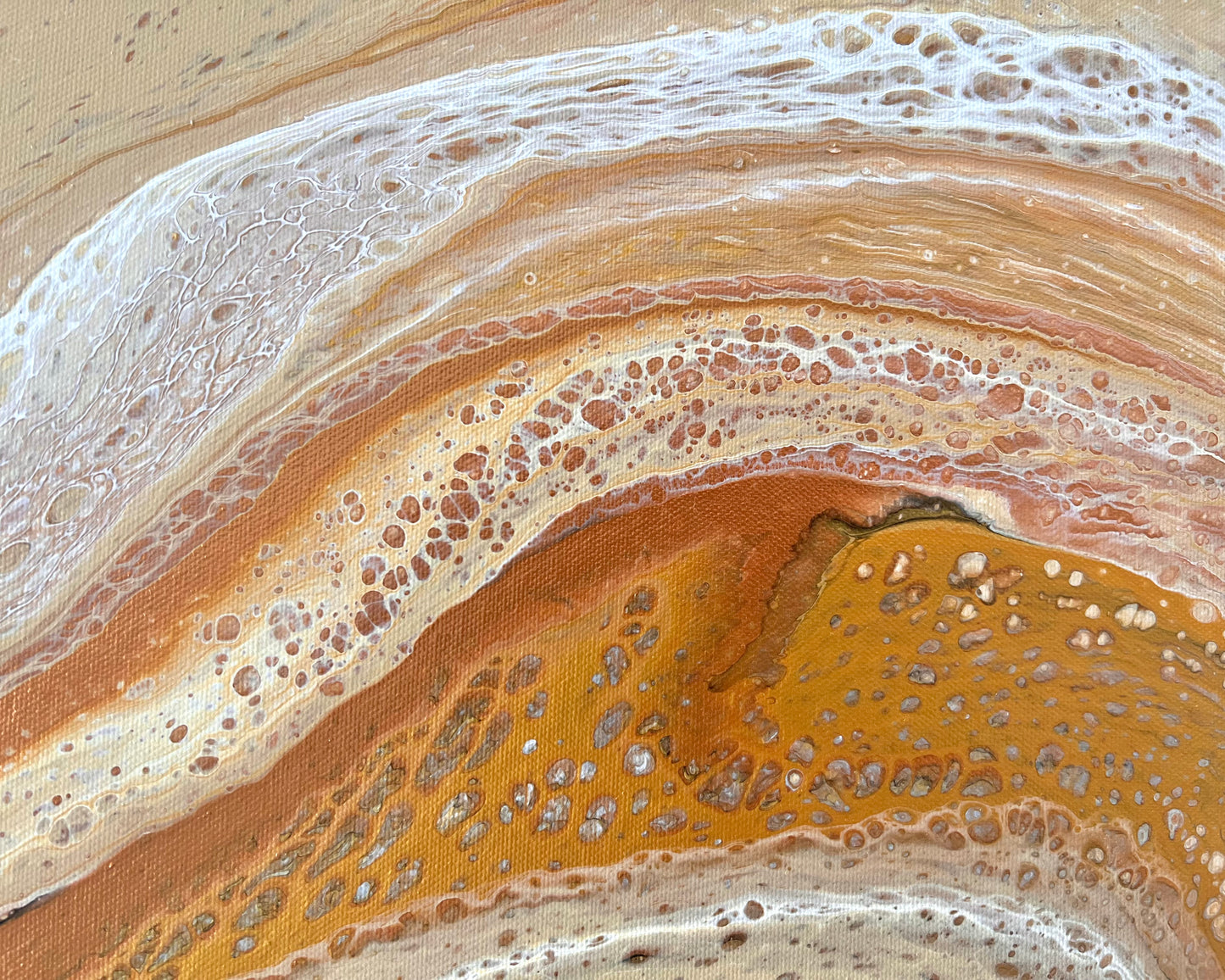 Windswept Sands | 91.5cmx62cmx2cm Original Abstract Painting by Angela Roskell