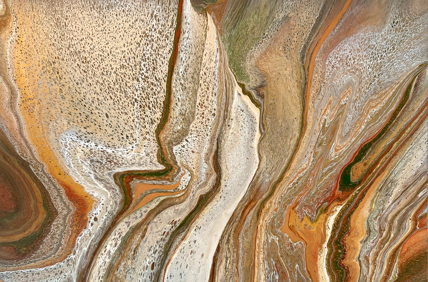 Mineral Divide | 152x101.5cm Extra Large Original Abstract Painting
