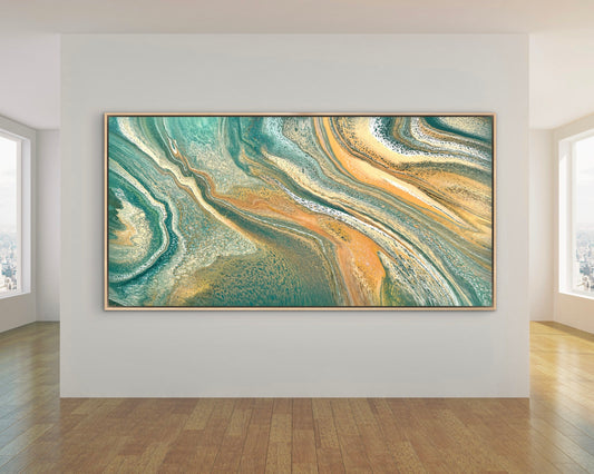 Between Shores | 183x91.5cm Original Abstract Painting