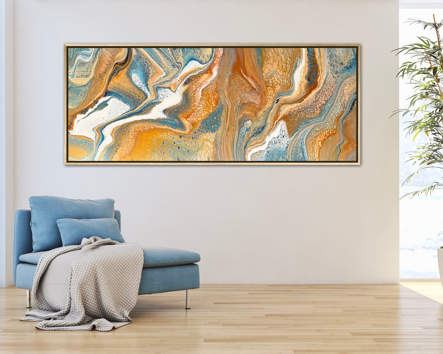 Meandering Flow ~ Original 152x61.5cm