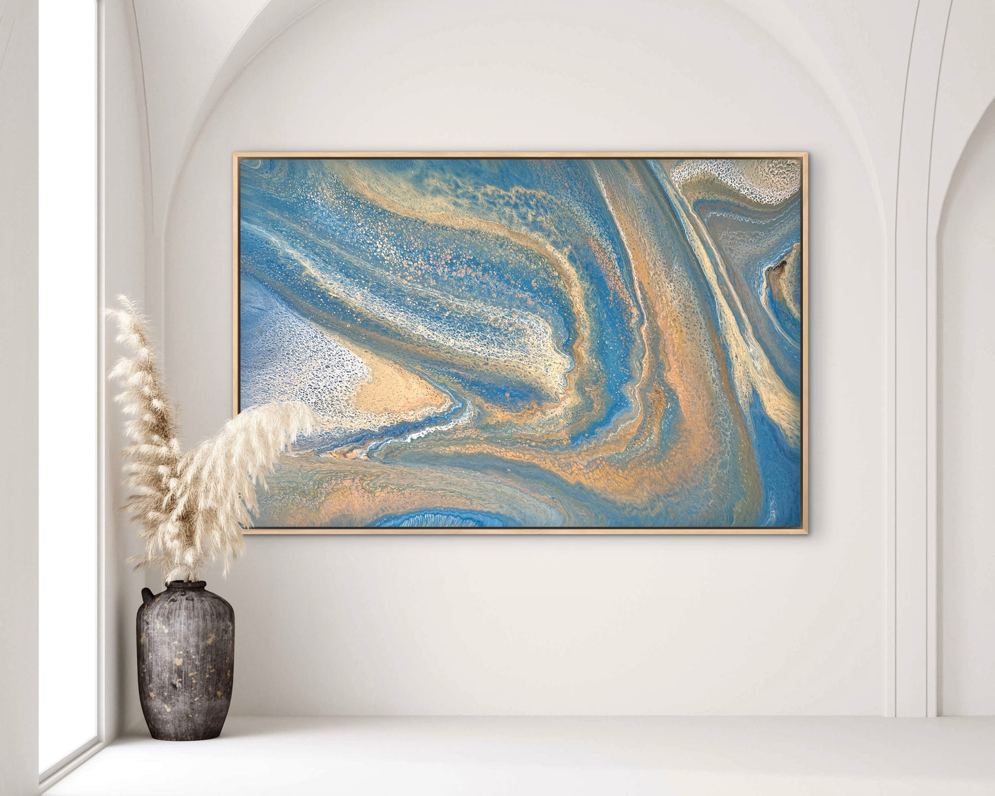 Soft Tides | 152x101.5cm Original Abstract Painting