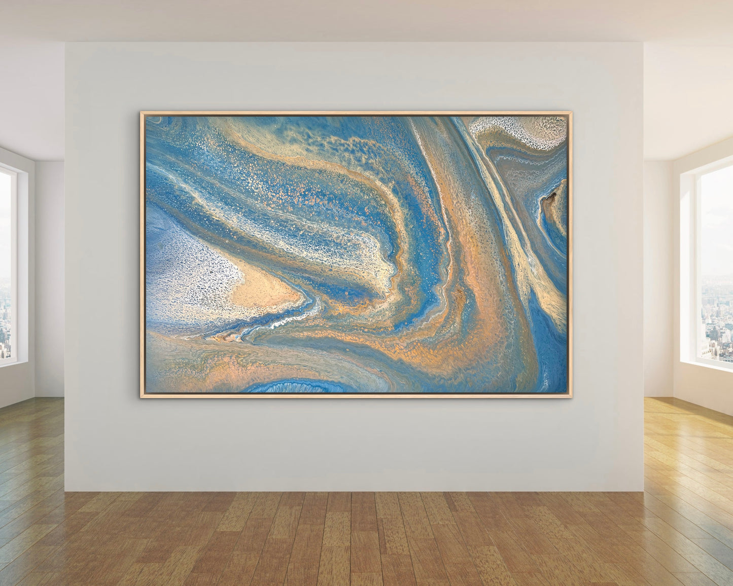 Soft Tides | 152x101.5cm Original Abstract Painting