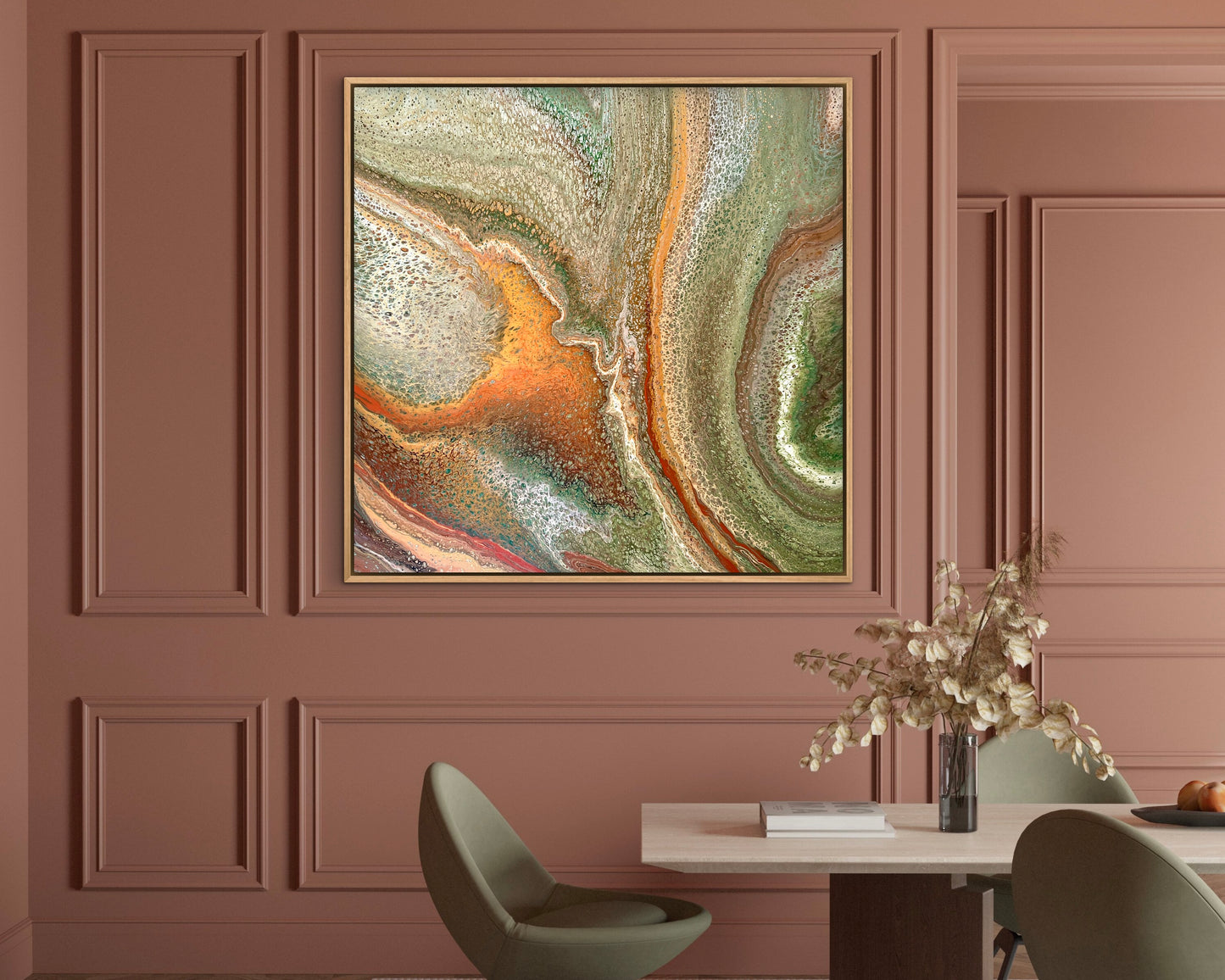 Exposed Terrain | 92x92cm Original Artwork by Angela Roskell