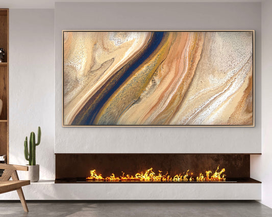 Sculpted by Time | 183x91.5cm Original Abstract Painting