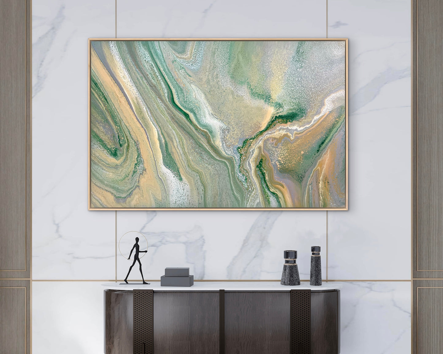 Nature's Divide | 152x101.5cm Original Abstract Painting