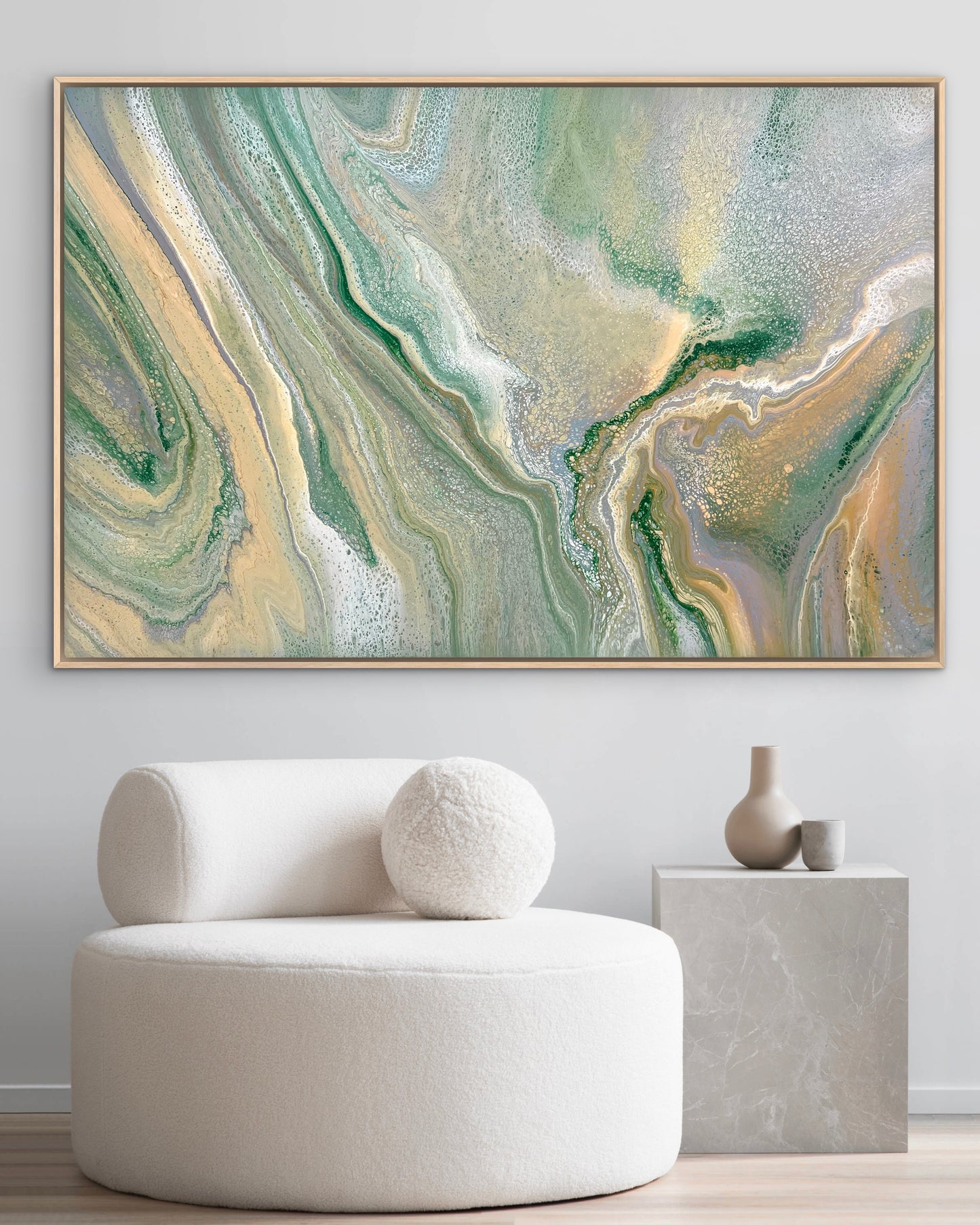 Nature's Divide | 152x101.5cm Original Abstract Painting