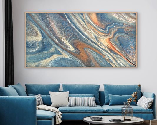Tidal Crossing | 183x91.5cm Original Abstract Painting