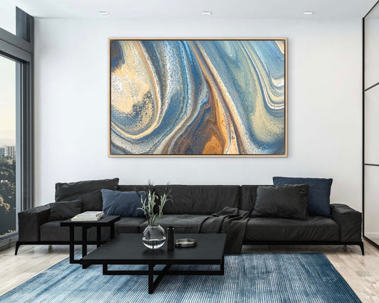 Coastal Sweep | 152x101.5cm Original Abstract Painting