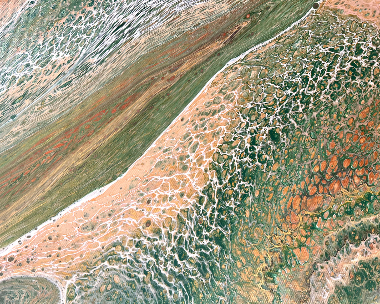 Shades of Nature | 183x91.5cm Original Abstract Painting