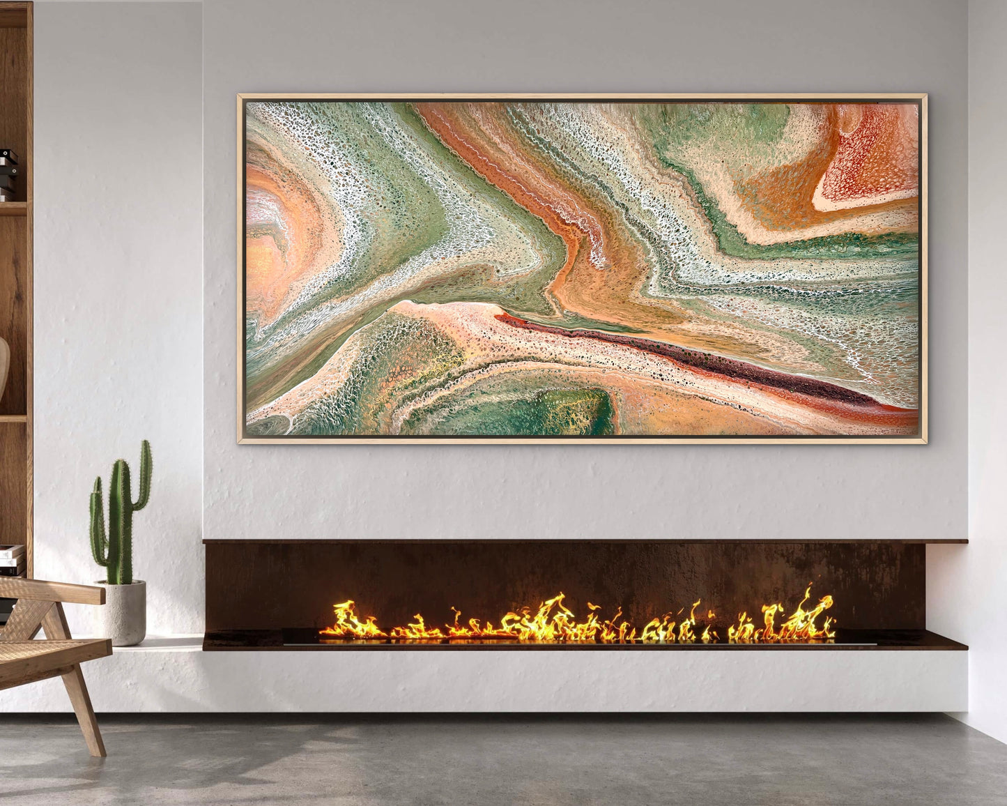 Shades of Nature | 183x91.5cm Original Abstract Painting