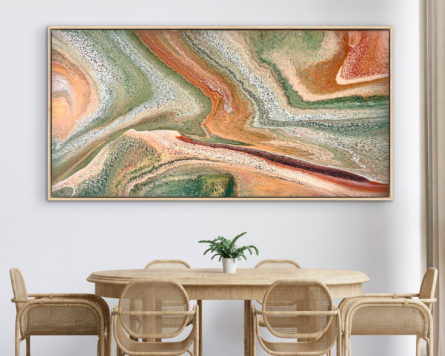 Shades of Nature | 183x91.5cm Original Abstract Painting