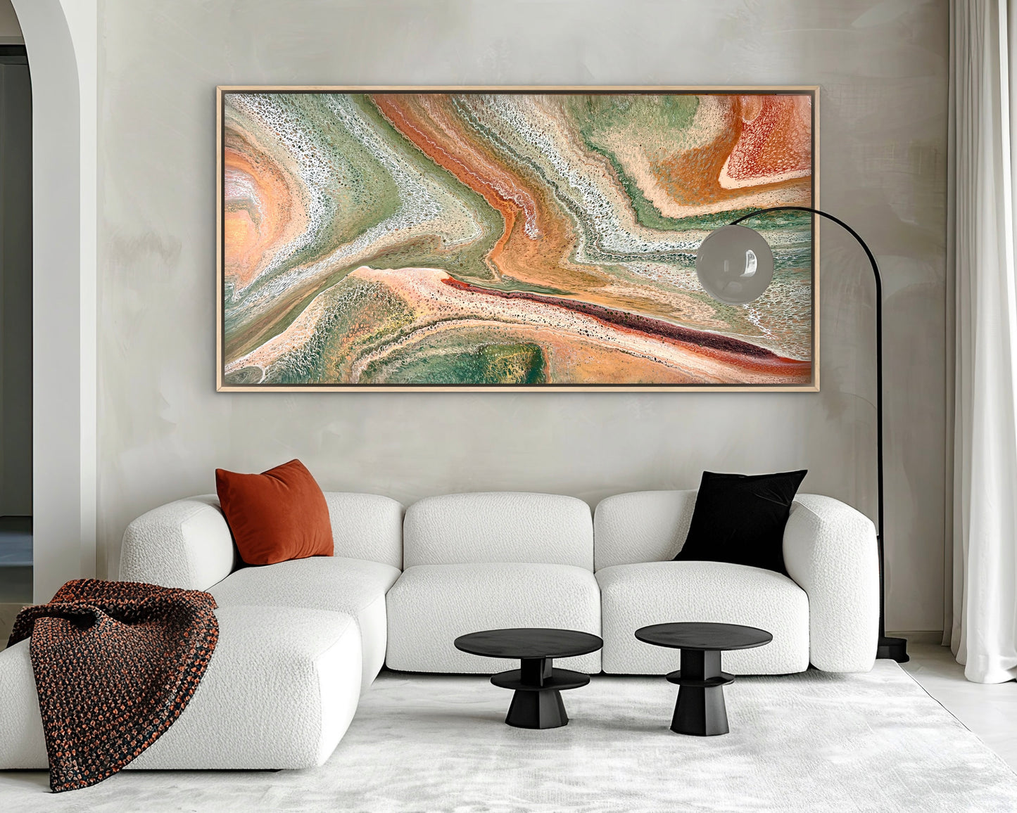 Shades of Nature | 183x91.5cm Original Abstract Painting