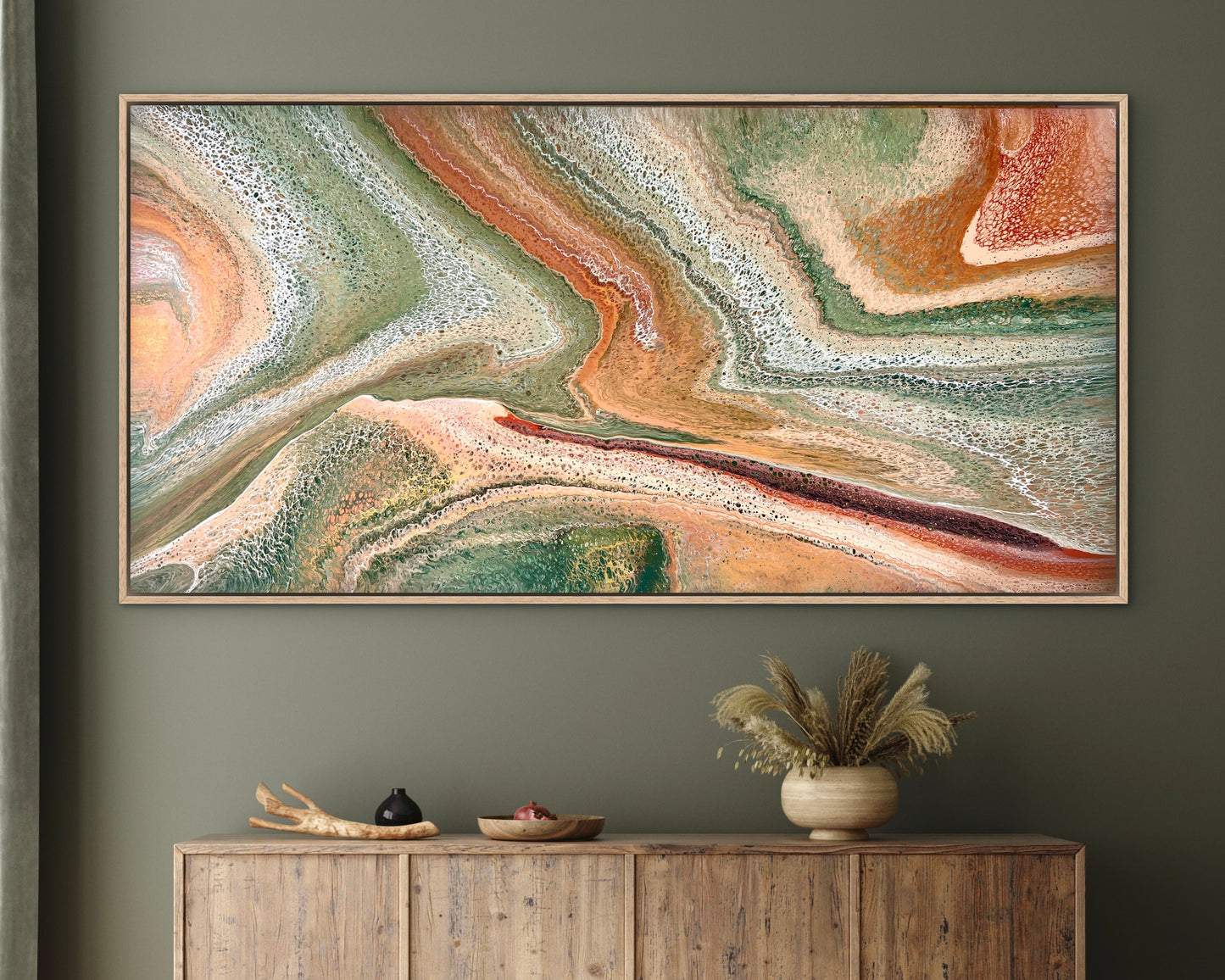 Shades of Nature | 183x91.5cm Original Abstract Painting