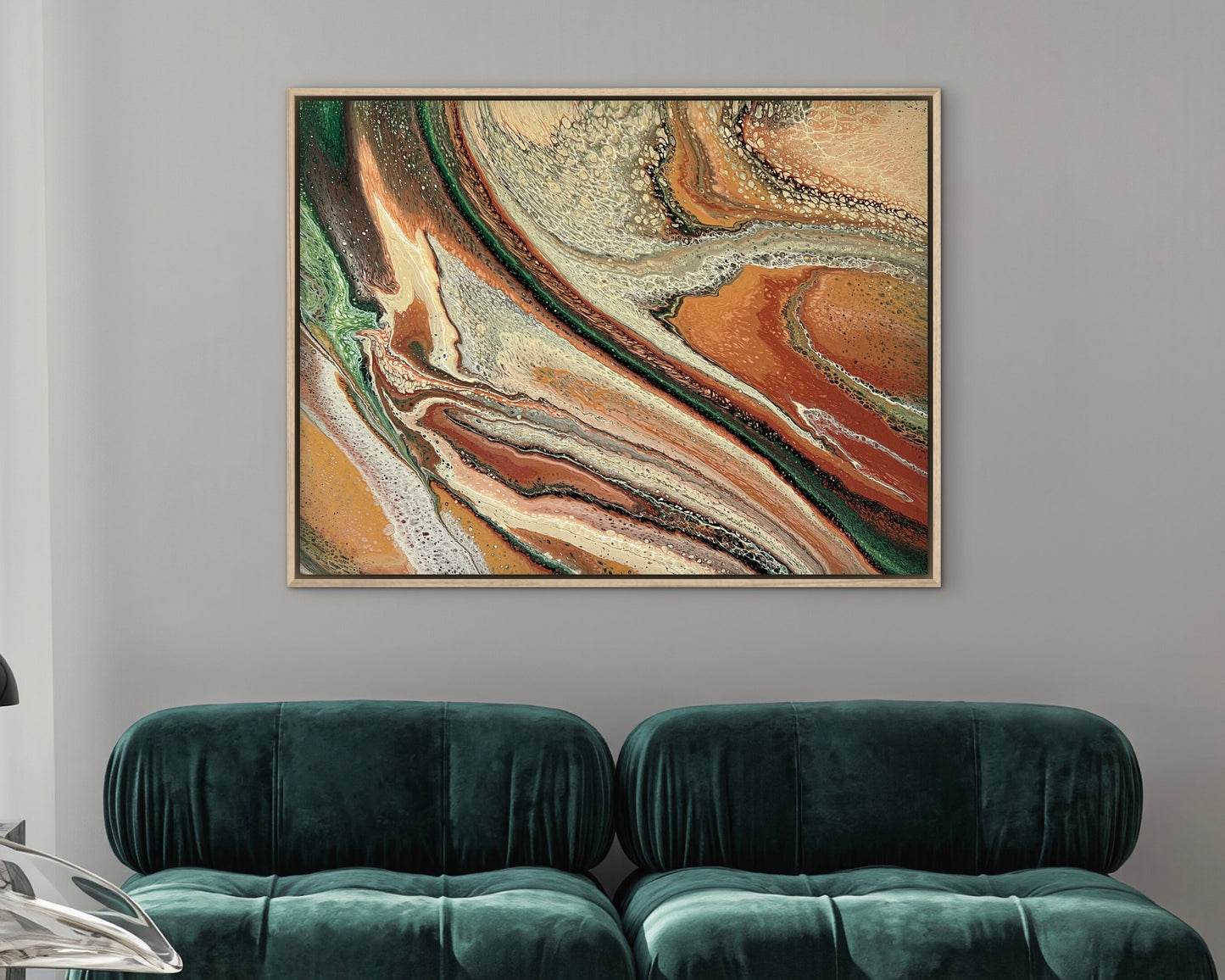 Burnished Terrain  | 102x76 cm Original Artwork by Angela Roskell