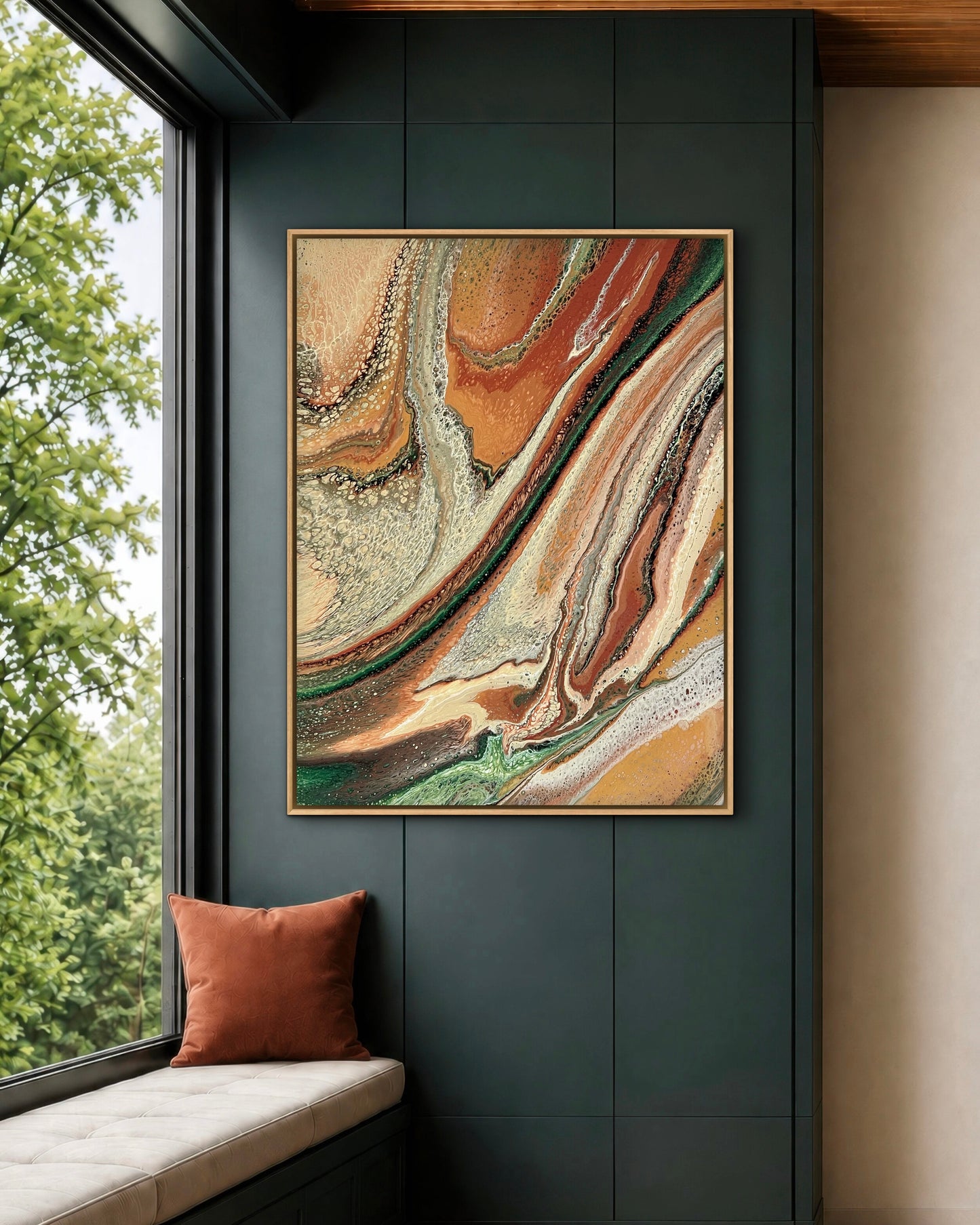 Burnished Terrain  | 102x76 cm Original Artwork by Angela Roskell