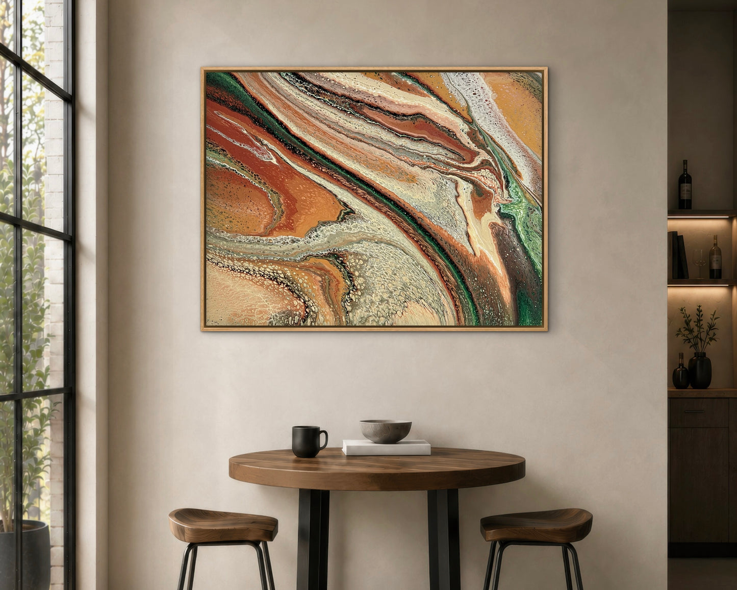 Burnished Terrain  | 102x76 cm Original Artwork by Angela Roskell