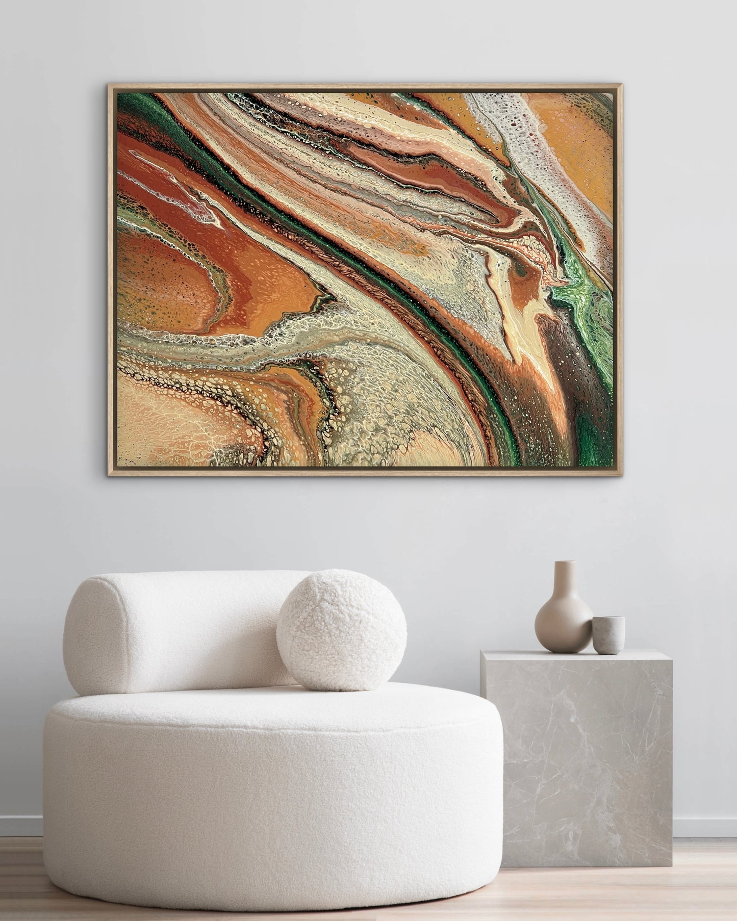 Burnished Terrain  | 102x76 cm Original Artwork by Angela Roskell