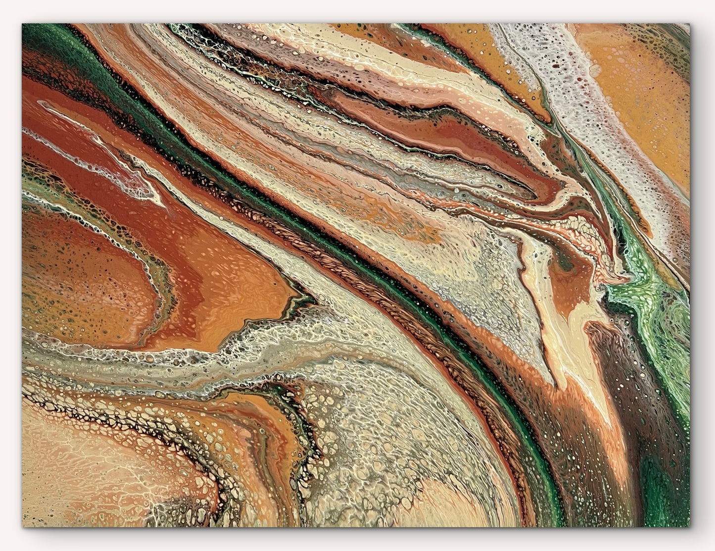 Burnished Terrain  | 102x76 cm Original Artwork by Angela Roskell