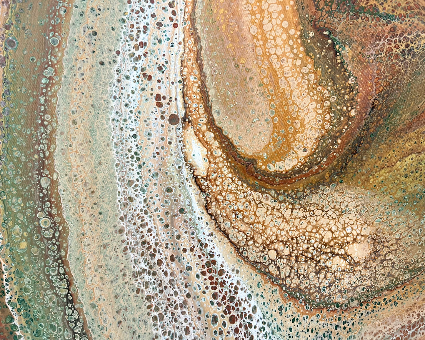 Nature's Transition | 102x76 cm Original Artwork by Angela Roskell