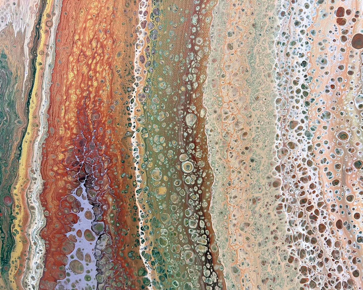 Nature's Transition | 102x76 cm Original Artwork by Angela Roskell